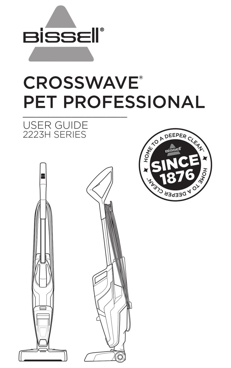 Bissell CROSSWAVE PET PROFESSIONAL 2223H Series user guide