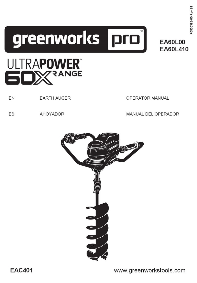 GreenWorks Pro ULTRA POWER EA60L00 Operator's manual