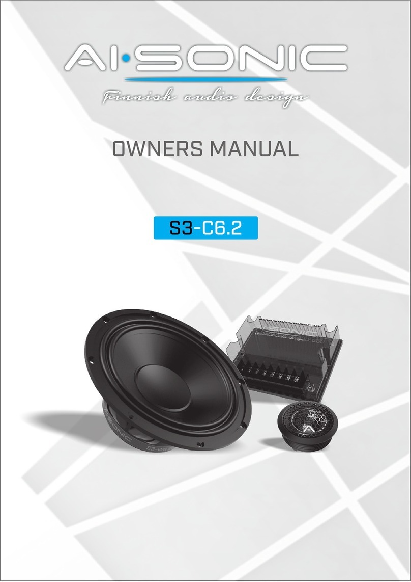 AI-Sonic S3-C6.2 owner's manual AI-Sonic S3-C6.2 owner's manual