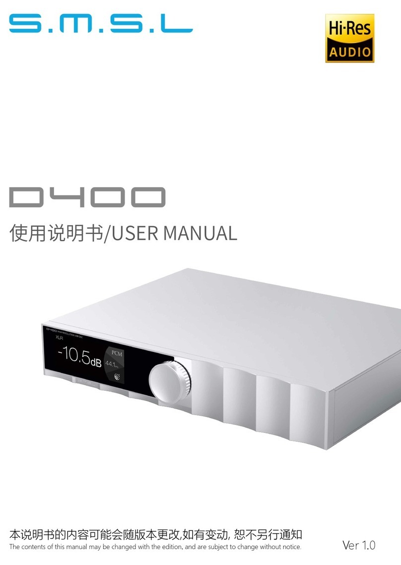 S.M.S.L D400 User manual