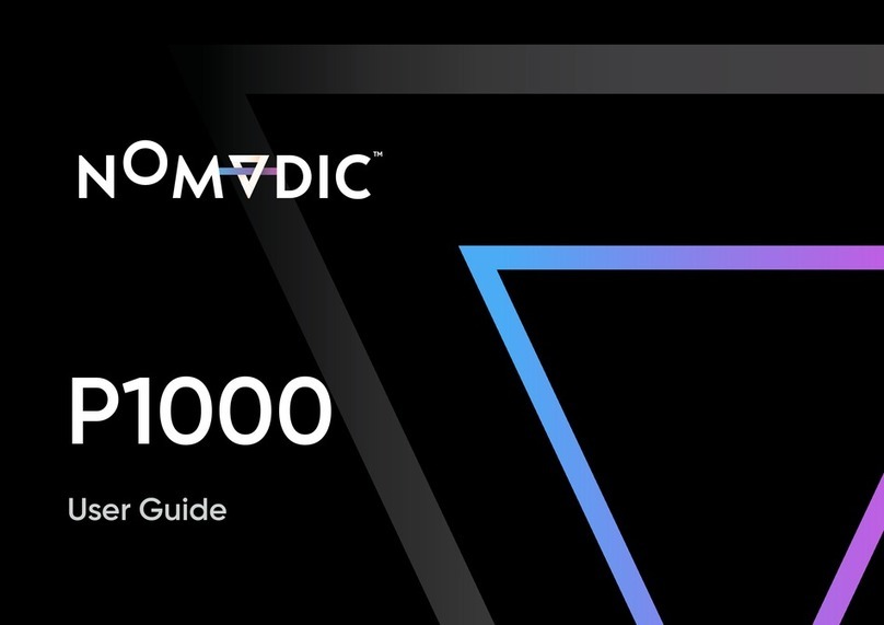 Nomadic P1000 User manual