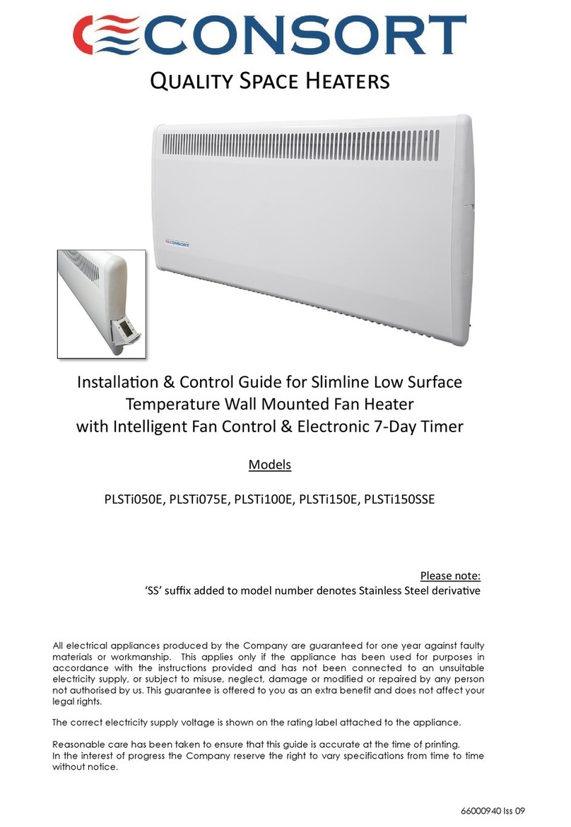 Consort PLSTi050E Installation & Control Guide