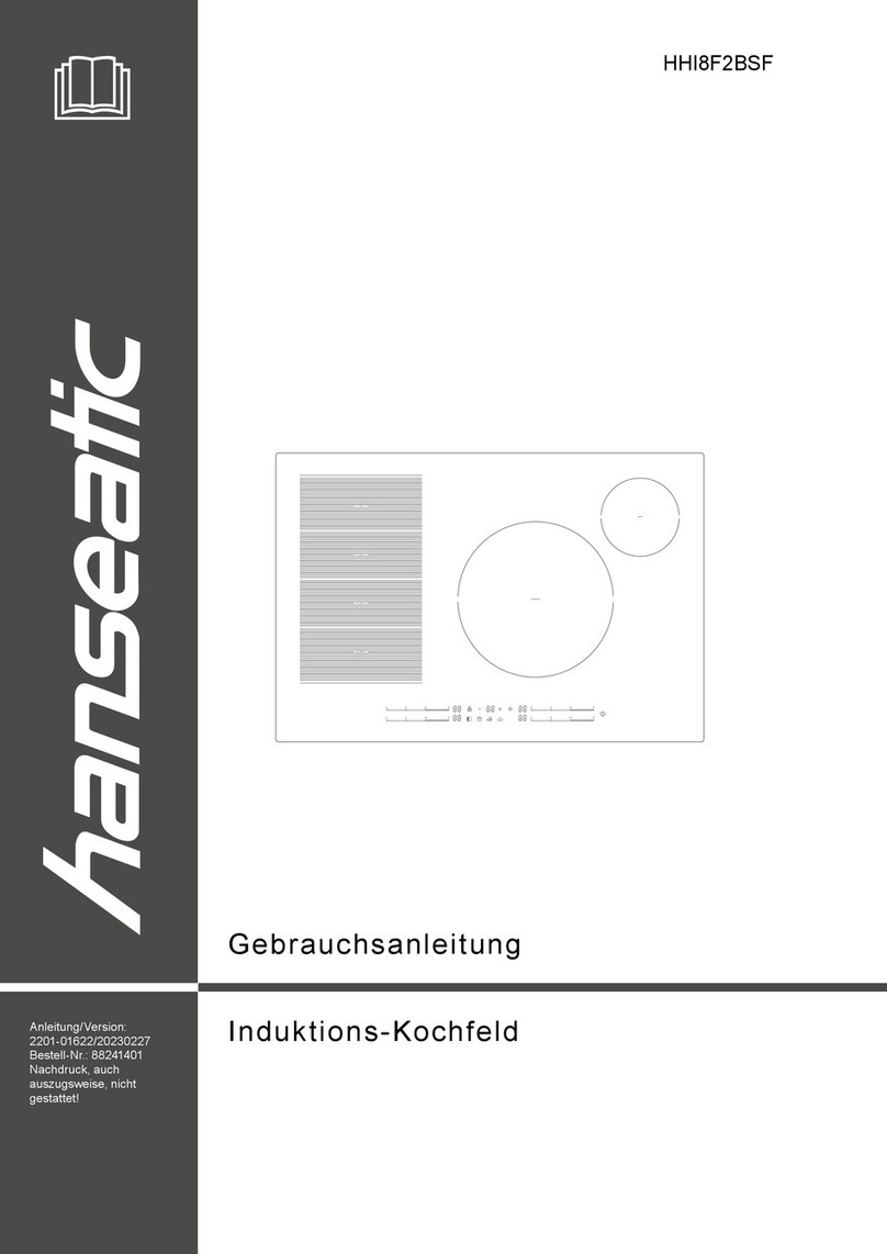 Hanseatic HHI8F2BSF User manual