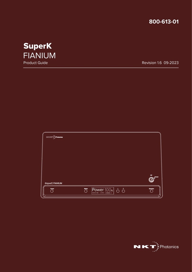 NKT Photonics SuperK FIANIUM Product guide