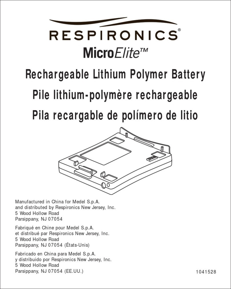 Respironics MicroElite quick start guide
