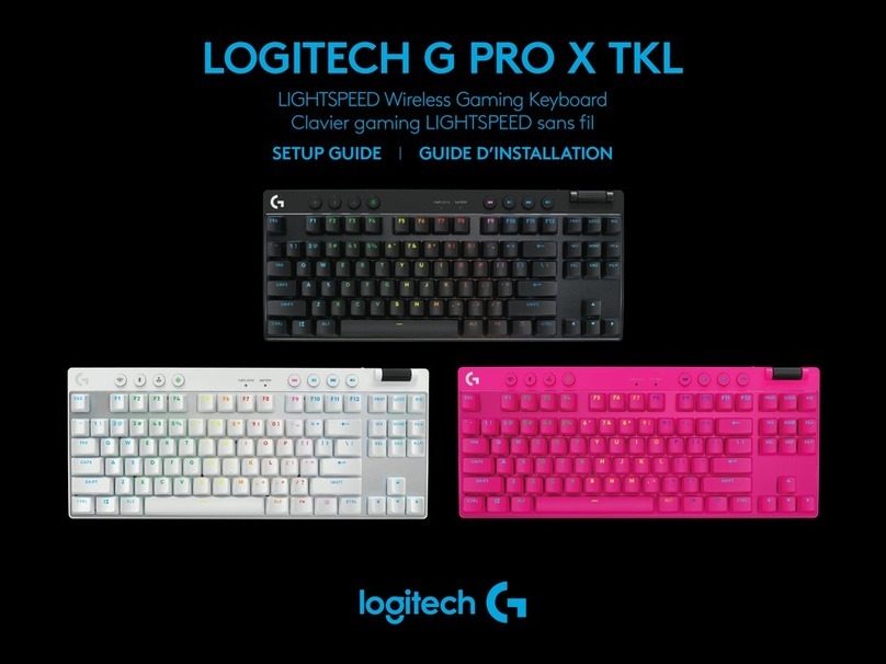 Logitech G PRO X TKL LIGHTSPEED Setup guide