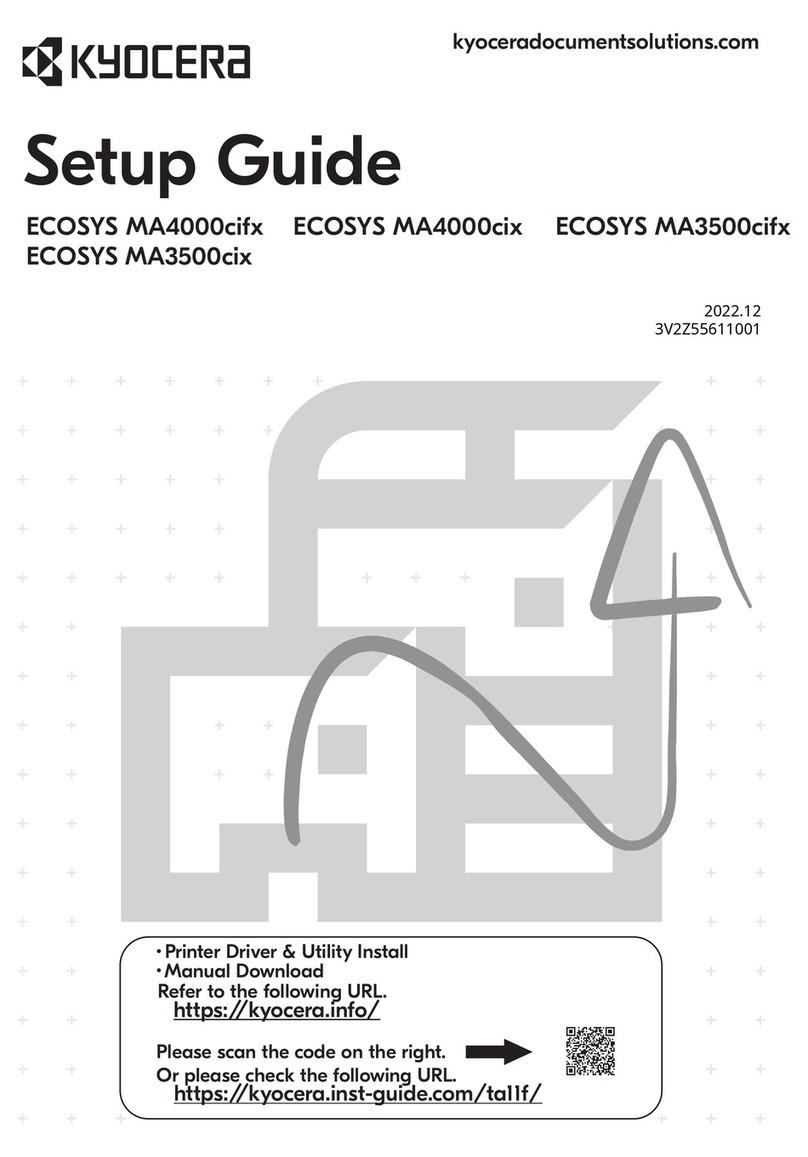 Kyocera ECOSYS MA4000cifx User manual