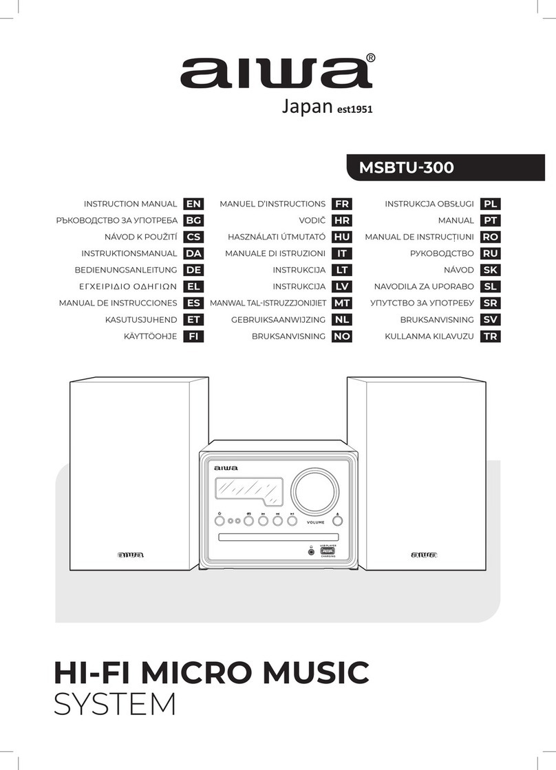Aiwa MSBTU-300 User manual