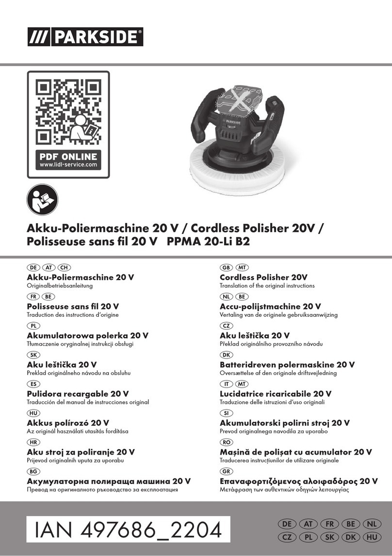 Parkside PPMA 20-Li B2 Translation of the original instructions