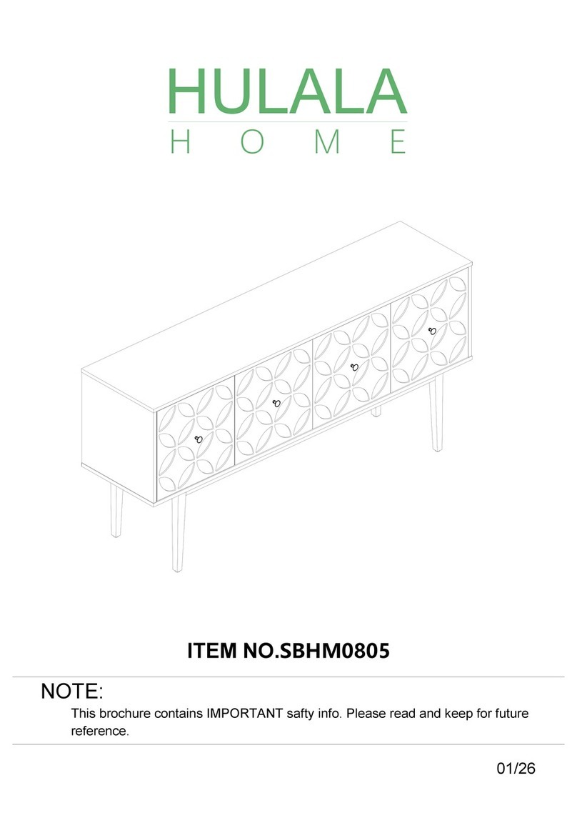 HULALA HOME SBHM0805 User manual