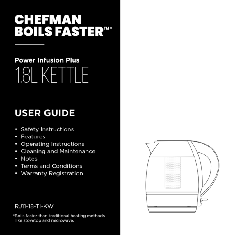 Chefman Power Infusion Plus User manual