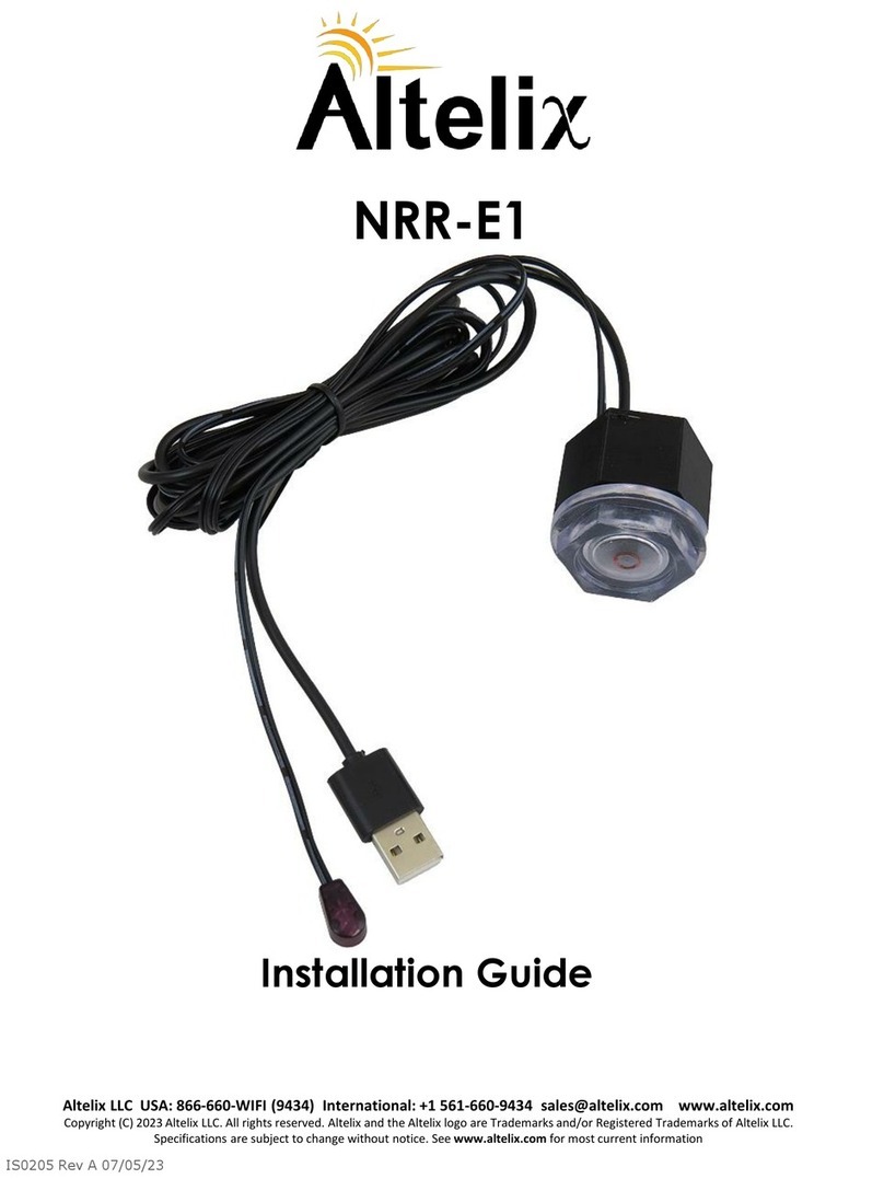Altelix NRR-E1 User manual