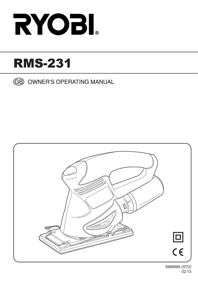 Ryobi RMS-231 Owner's operating manual