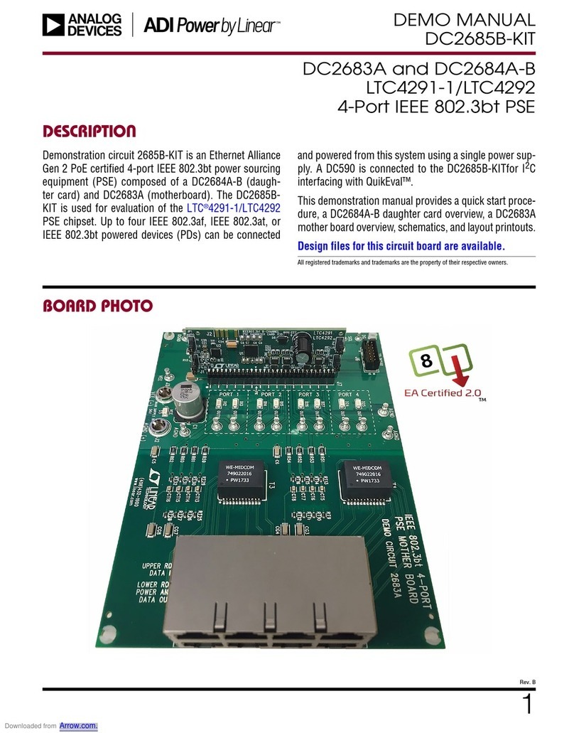 Linear Analog Devices ADI Power DC2685B-KIT Demo Manual