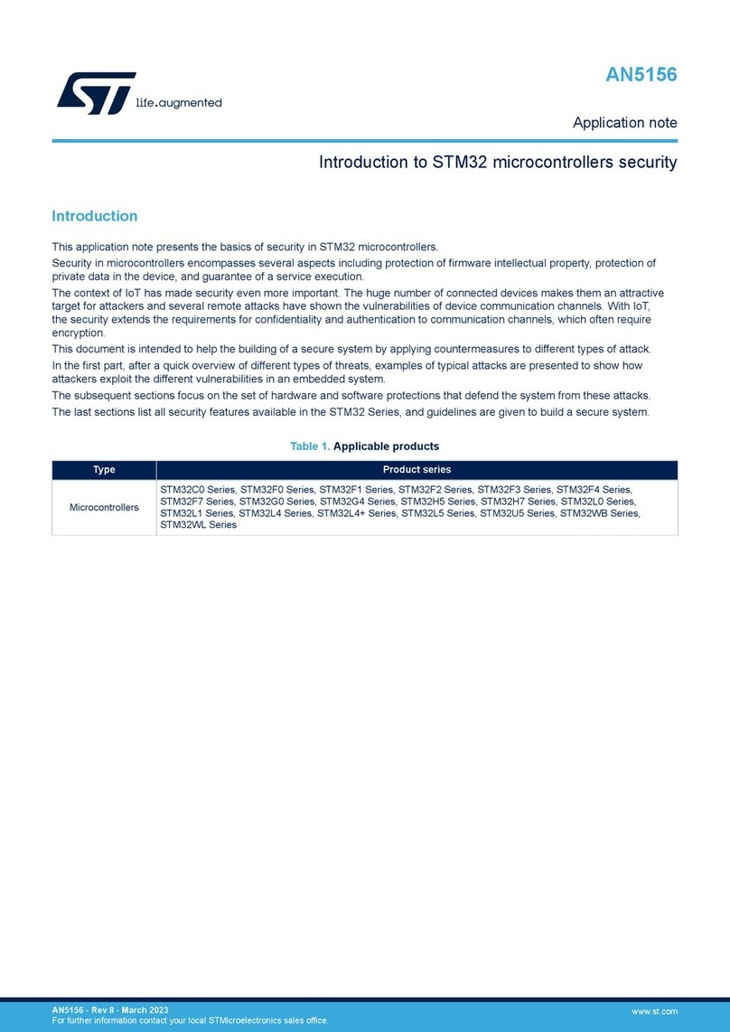 ST STM32C0 Series Application note
