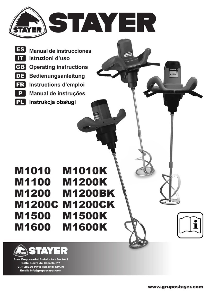 stayer M1010 operating instructions
