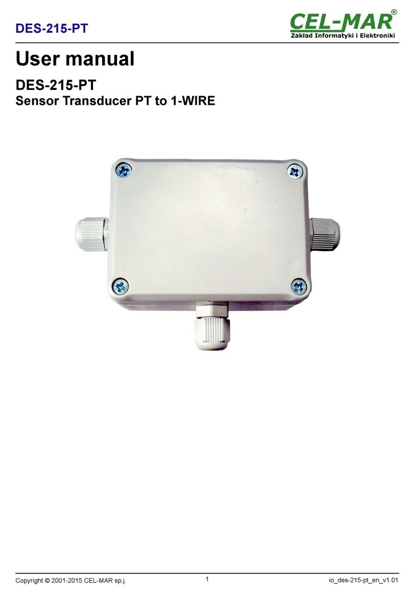 CEL-MAR DES-215-PT user manual