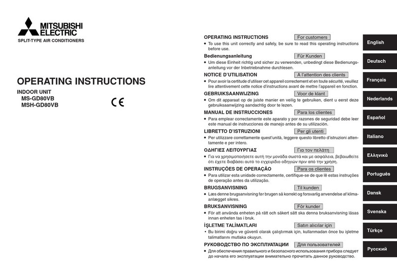 Mitsubishi Electric MS-GD80VB User manual
