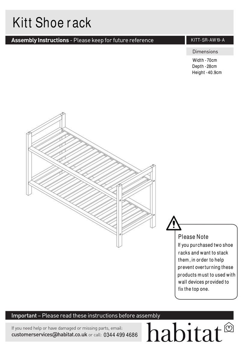 Habitat KITT-SR-AW19-A Assembly instructions