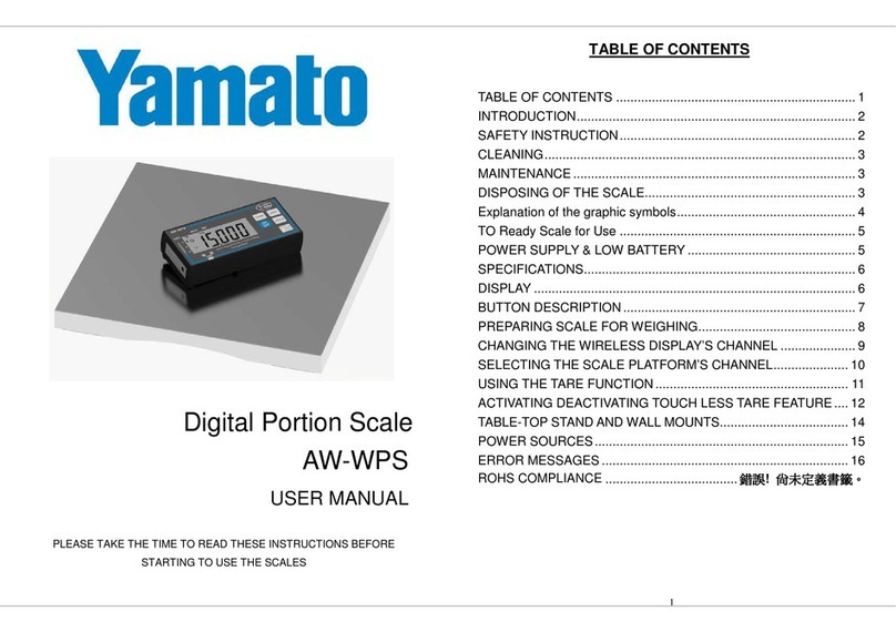 Yamato AW-WPS user manual