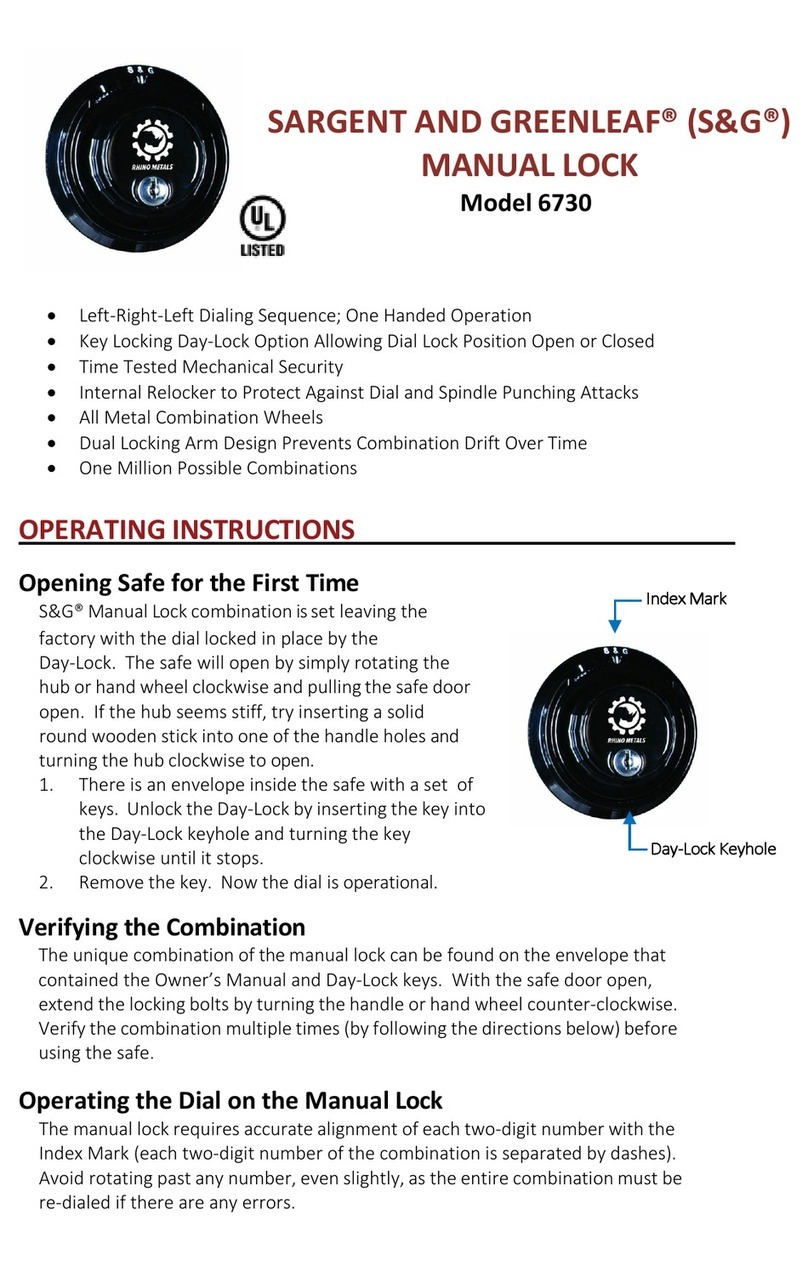 S&G 6730 User manual