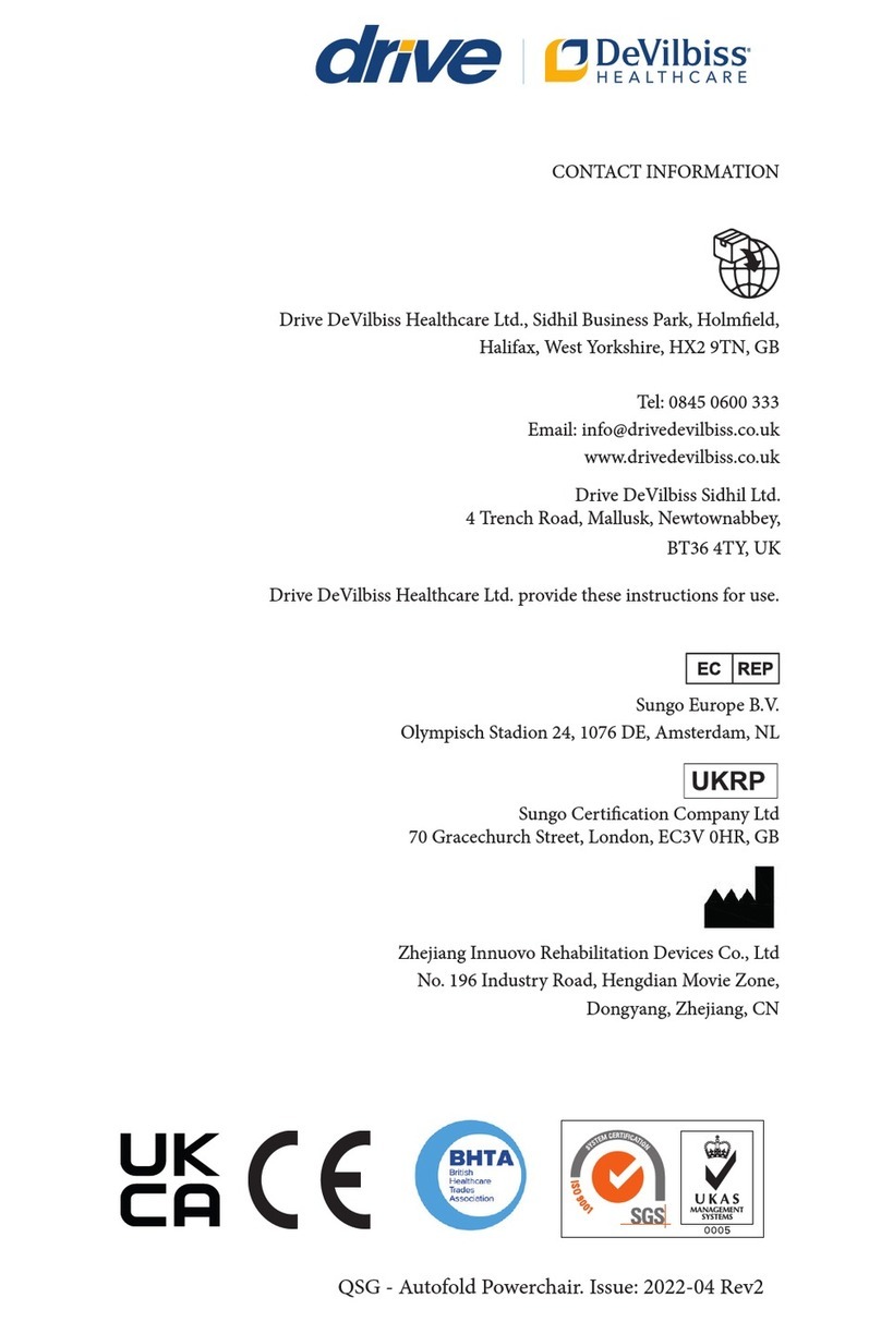 DeVilbiss Healthcare Drive AutoFold User manual