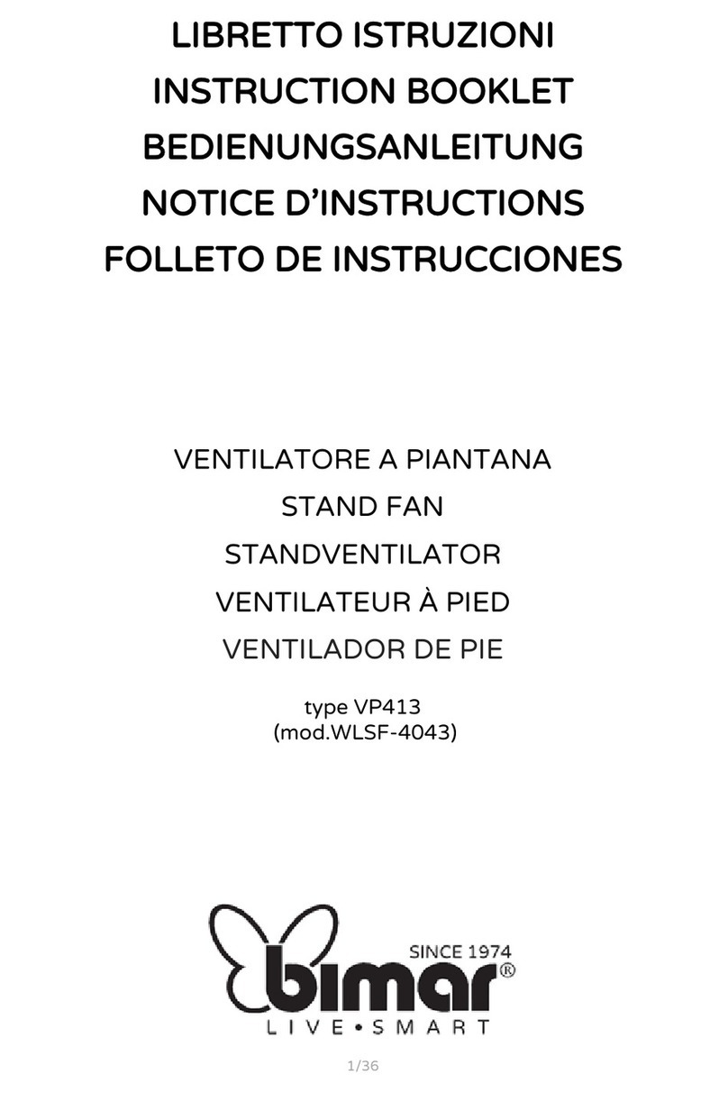 Bimar WLSF-4043 Instruction booklet