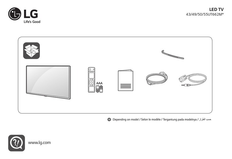 LG 43UT662M Series User manual