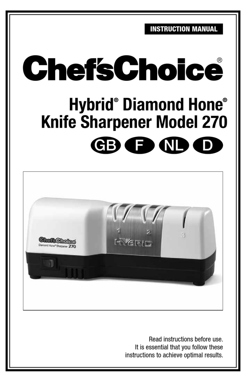 Chef's Choice Hybrid Diamond Hone 270 User manual