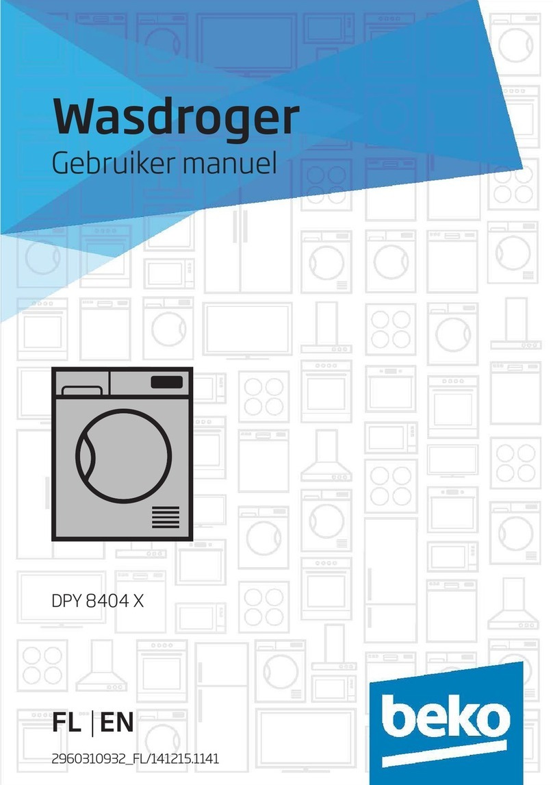 Beko DPY 8404 X User manual Beko DPY 8404 X User manual