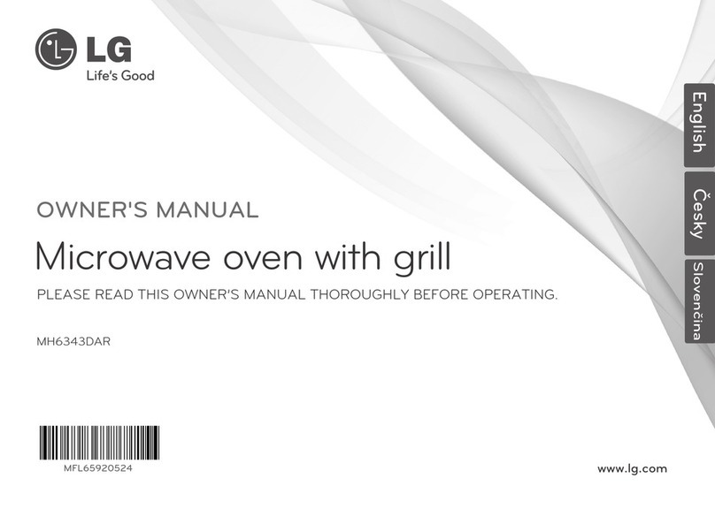 LG MH6343DAR User manual