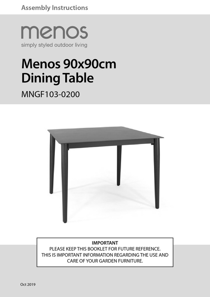 menos MNGF103-0200 Assembly instructions