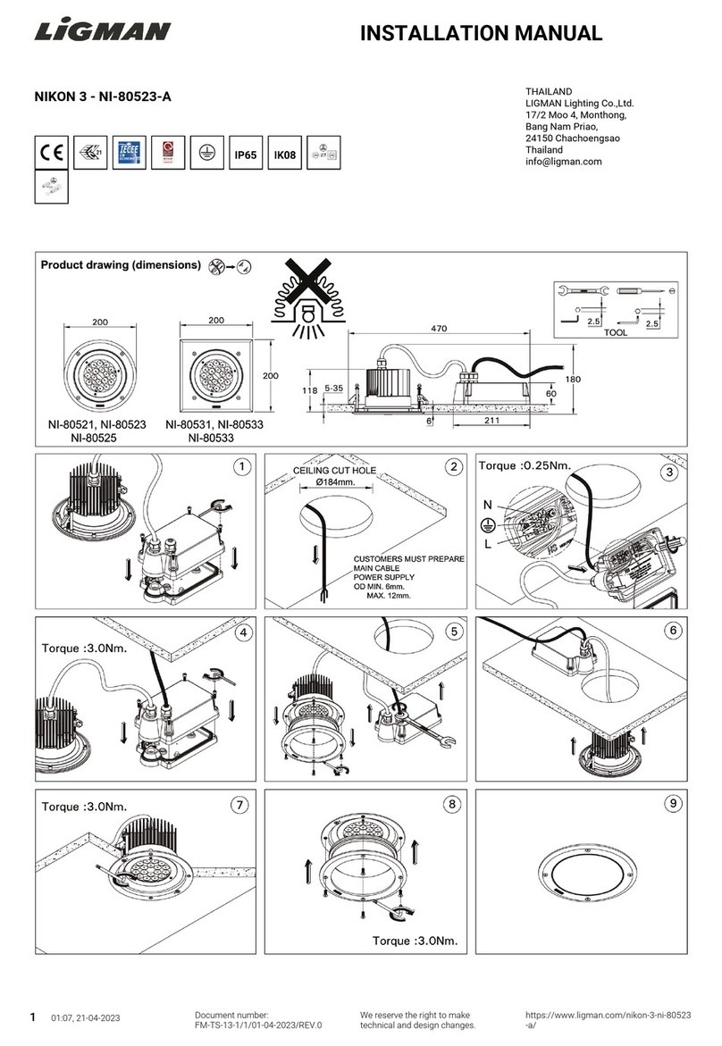 LIGMAN NI-80523-A User manual