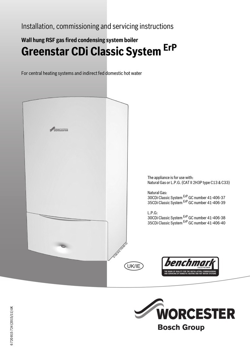 Bosch Worcester Greenstar CDi Classic System ErP... User guide
