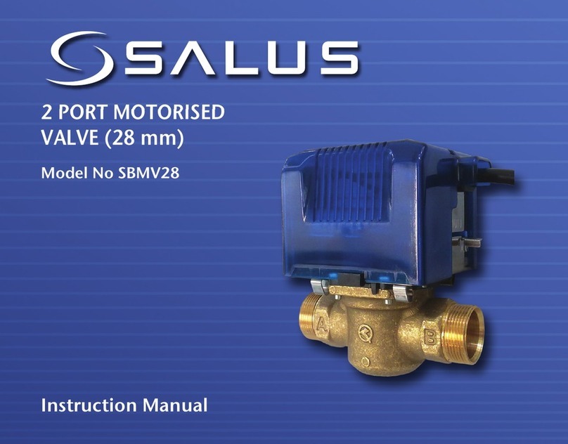 Salus SBMV28 instruction manual