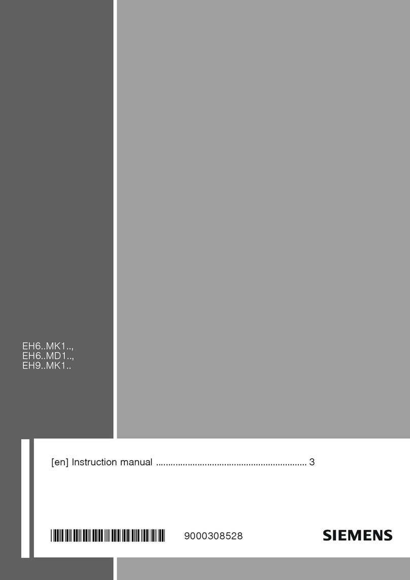 Siemens EH6 MK1 Series User manual
