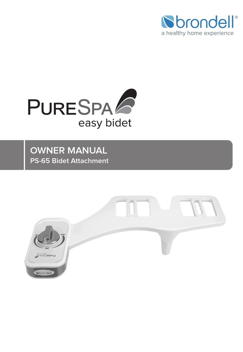 brondell PURESPA PS-65 owner's manual