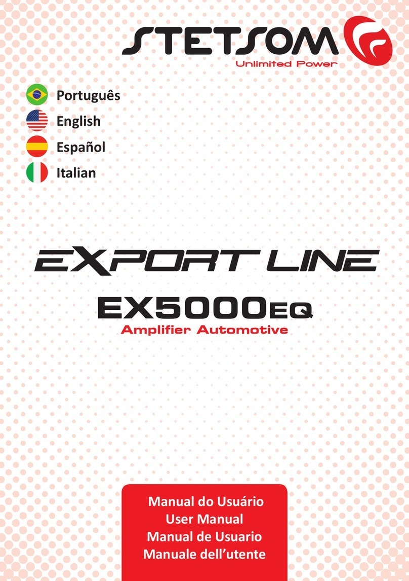 StetSom EXPORT LINE EX5000EQ User manual