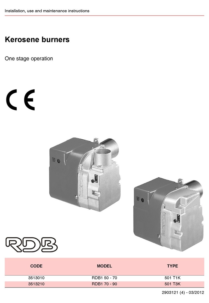 Riello RDB1 50 Quick start guide Riello RDB1 50 Quick start guide