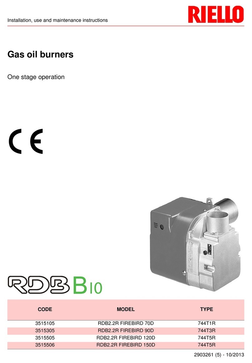 Riello RDB B10 Quick start guide