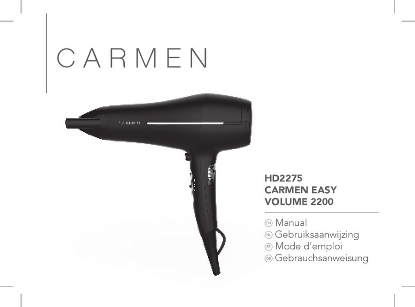 Carmen EASY VOLUME 2200 HD2275 manual