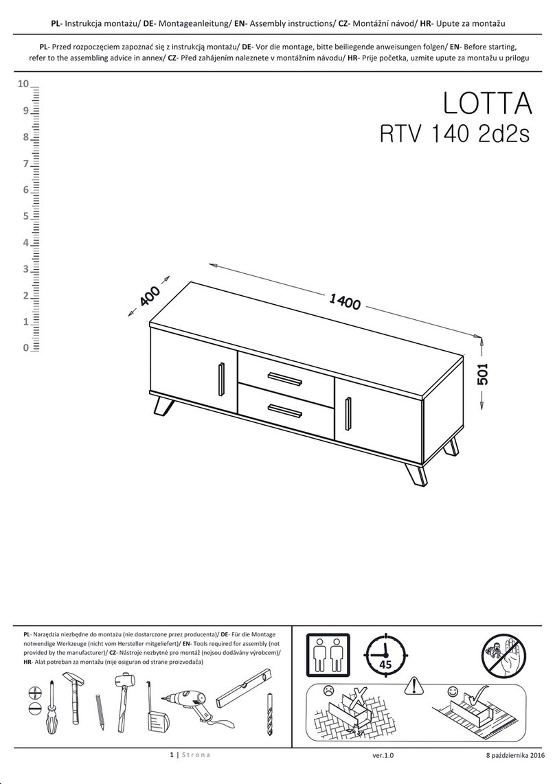 Cama Meble LOTTA RTV 140 2d2s Assembly instructions Cama Meble LOTTA RTV 140 2d2s Assembly instructions