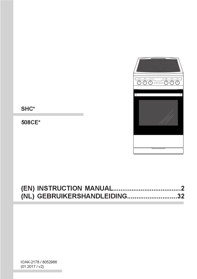 Amica 508CE Series instruction manual
