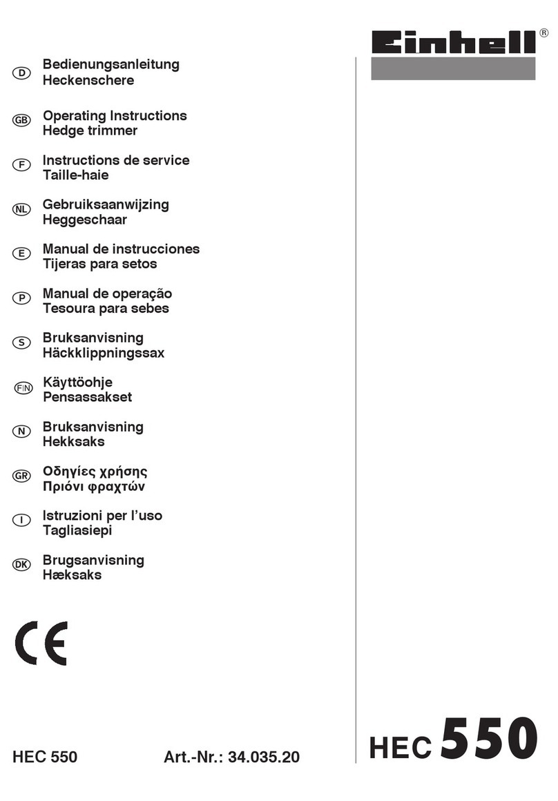 EINHELL HEC 550 operating instructions