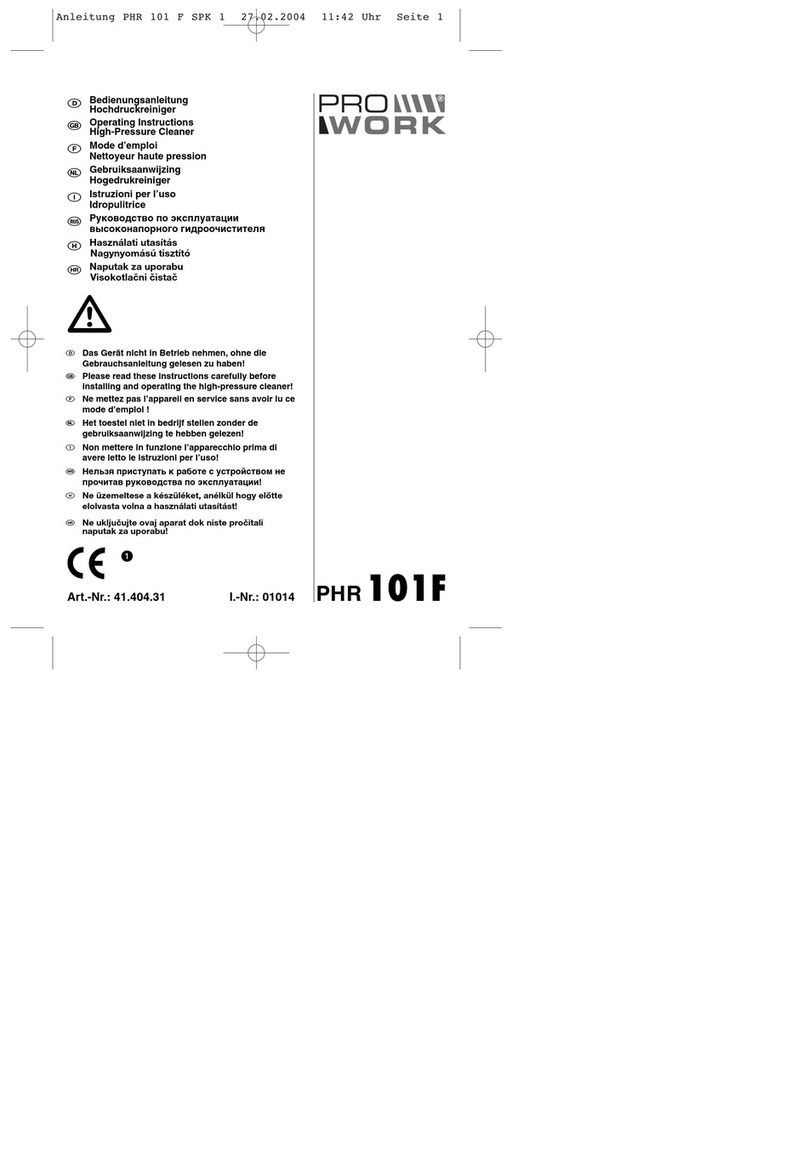Pro Work PHR 101F User manual