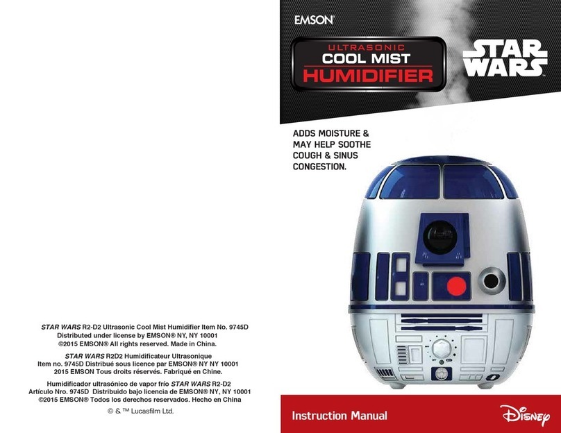 Emson Disney STAR WARS R2-D2 9745D instruction manual