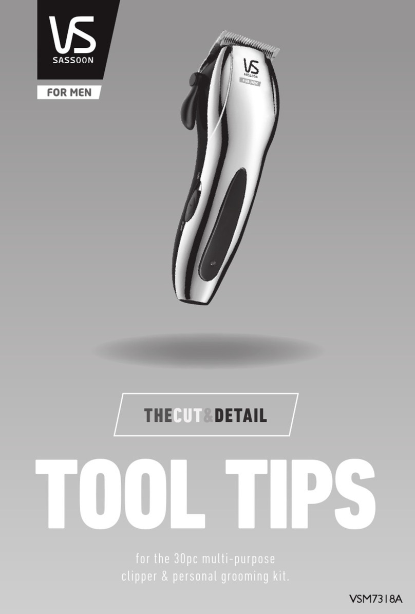 VS Sassoon VSM7318A Tool Tips