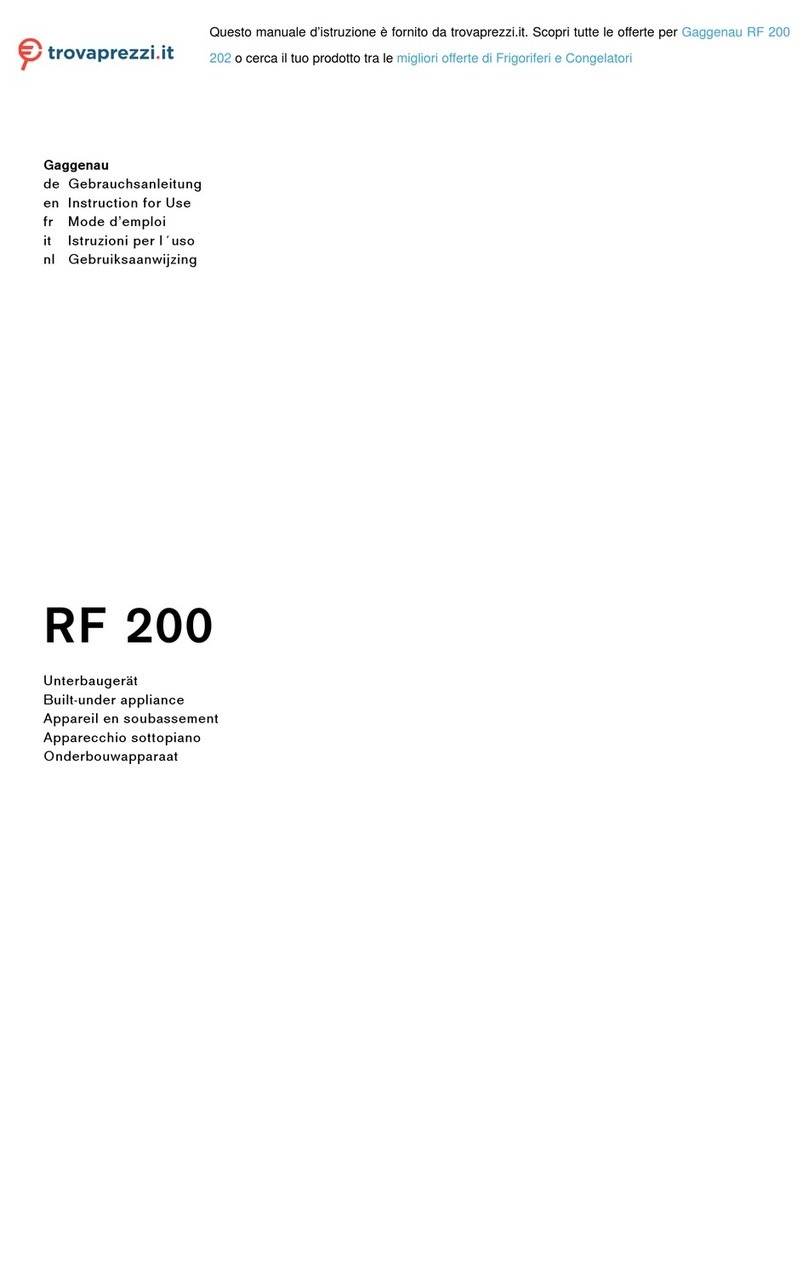 Gaggenau RF 202 Instructions for use