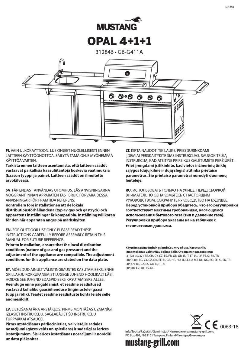 Mustang OPAL 4+1+1 User manual