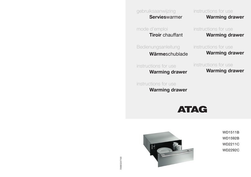 Atag WD1511B User manual